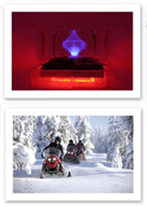 SNOWMOBILE SAFARI TO THE SNOW VILLAGE AND AN OVERNIGHT STAY AT THE SNOW HOTEL This is a true once in the life time experience!