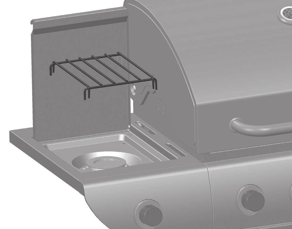 9 SIDE BURNER CONVERSION If your barbecue does not have a side burner proceed