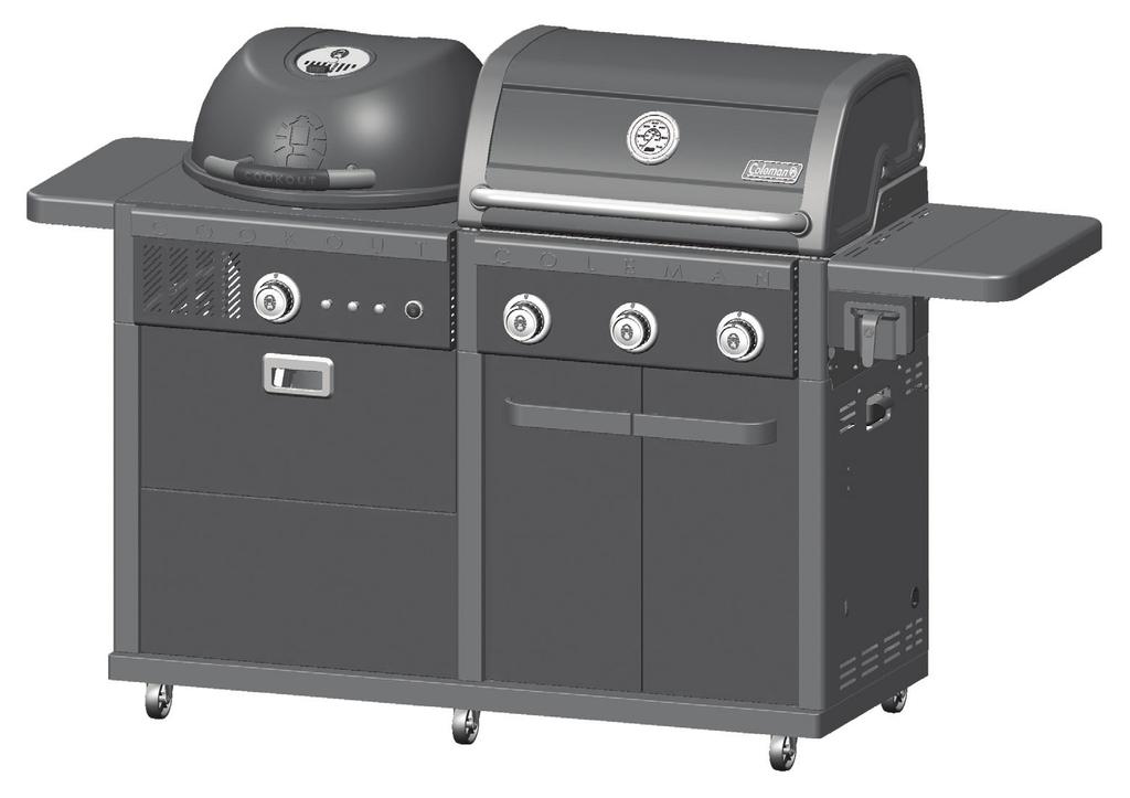 2 ATTENTION: FOR COLEMAN REVOLUTION Dual Fuel (G53701 / 85-3140) Models The charcoal ignition