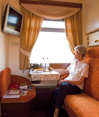 THE ORIENT SILK ROAD EXPRESS CLASSIC TRAIN TRAVEL AT ITS BEST 1 2 3 WIDE SELECTION OF COMPARTMENTS CHOOSE between 5 compartment categories, ranging from standard (Habibi) to premium (Kalif).