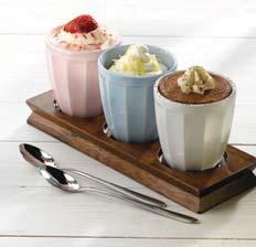 5cl 9oz DESSERT CUP WH JC9 17cm 6 " 25.5cl 9oz WH JD14 40cl 14oz FOOTED WH JD10 24.