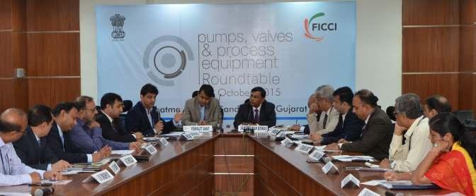 Another Round-table discussion on Pumps Valves & Process Equipments 2015 was organized on 29th October 2015 and forum deliberated on the Make in India-making India a global manufacturing hub.