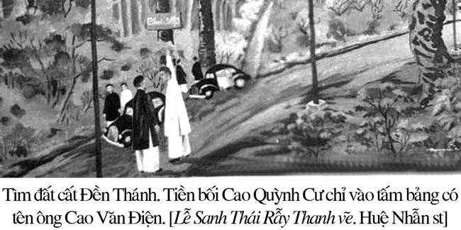 (6) Hôm sau (23-02-1927), các tiền bối Cao Quỳnh Cư (1888-1929), Phạm Công Tắc (1890-1959), Nguyễn Ngọc Thơ, Nguyễn Ngọc Tương (1881-1951), và Lê Bá Trang (1878-1936), cùng đi trên hai chiếc ô tô của