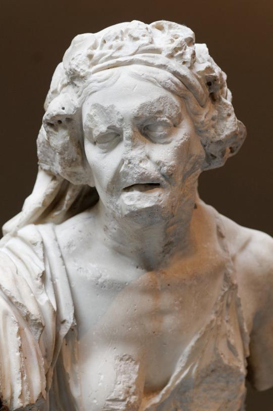 Old market woman, ca 150-100 BC. Marble.