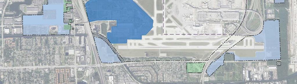 Aviation Development Area Terminal Area as defined in Environmental Impact Statement for the new