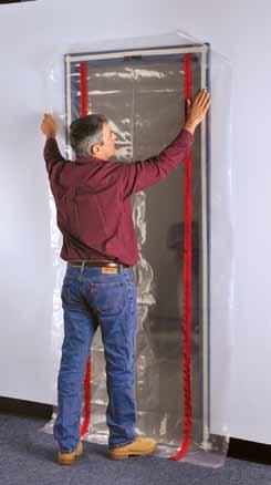 doorway kits and tape NEW! Item ZDS ZipDoor and Tape Video ZipDoor Kit, Standard The ZipDoor standard kit is a great way to create a dust barrier when all you need to seal is the doorway.