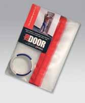 repositioned easily for up to 1 hour n Helps you meet EPA RRP requirements Item ZDC ZipDoor Kit, Commercial The ZipDoor commercial kit is a great way to create a dust barrier for larger doorways in