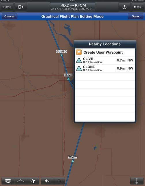 File Nearby Locations Appendices Start New Flight