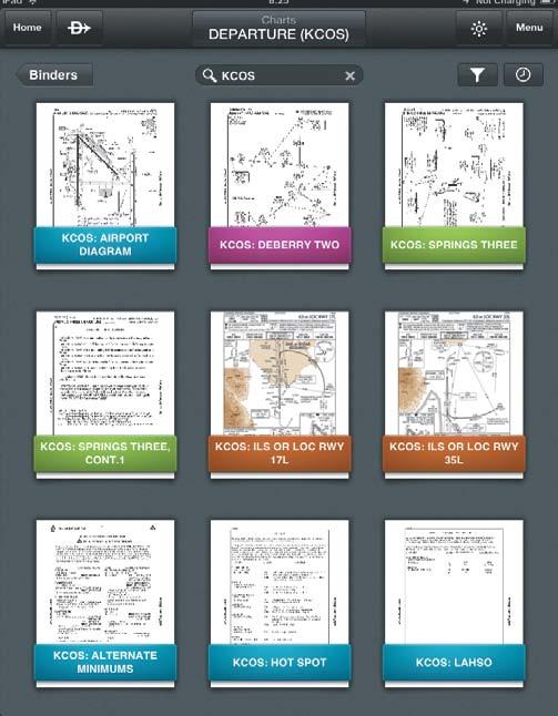 Airport Diagrams, Minimums, Hot Spots, and LAHSO Search Bar View Recent Custom Binder Destination