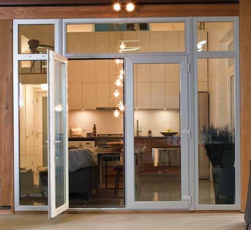 More design possibilities Imagine a secure, draft-free, and beautiful feature Terrace Swing Door in your home.