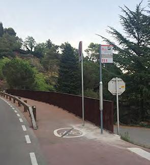Private Transport 1- Drive through Carretera de Vallvidrera towards Tibidabo, when