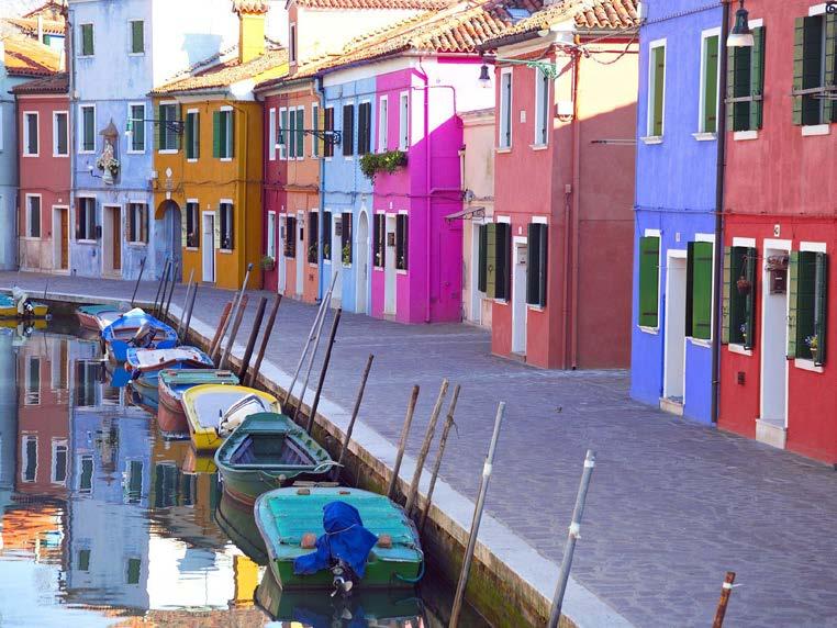 Burano Island Burano is an island in the Venetian Lagoon, northern Italy; like Venice itself, it could more correctly be called an archipelago of four islands linked by bridges.