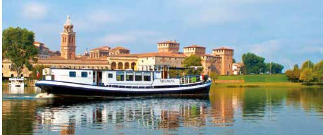 ITALY: BIKE & BARGE 2018 Mantova to Venice (or vv) Guided or self-guided Cycling Tour 8 days/ 7 nights Starting from the enchanting town of Mantova follow the River Po Italy s longest river through