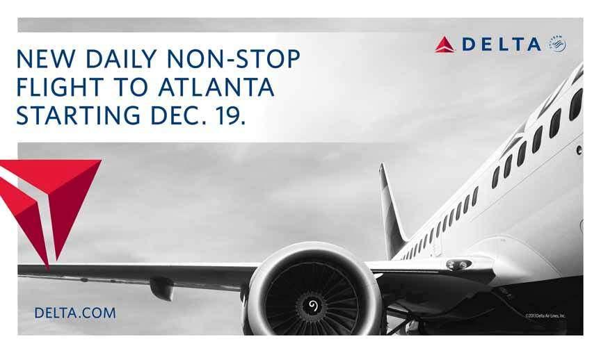 From Atlanta, customers have access to more than 1,000 daily flights to 208 destinations that Delta operates, including nonstop service to 65 international destinations.