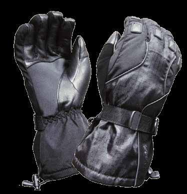 FEATURES: Wrap over finger construction, Reflective piping, Anti-slip reinforcement on palm,