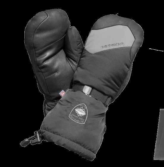 Full leather palm with optimum durability and performance INSULATION: Three layers of Primaloft