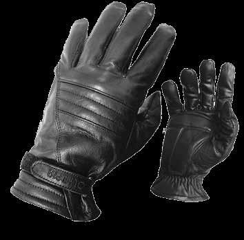 l e a t h e r s 400 GEL GLOVE SHELL: Soft and supple drum dyed leather with gel