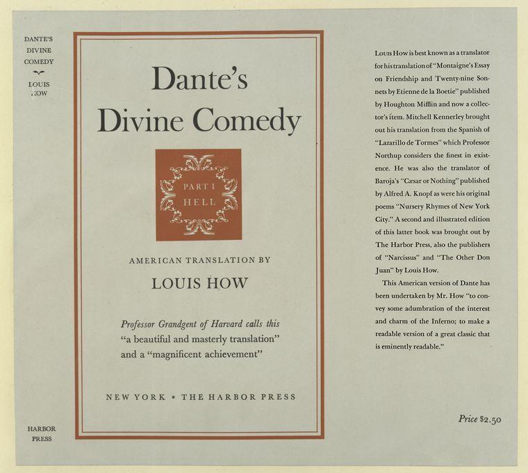 Sljedeći primjer je iz 1936. godine te se radi o američkom prijevodu prvog dijela Danteove "Božanske komedije" (Slika 8).