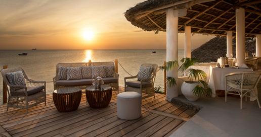 Chuini Zanzibar Beach Lodge offers both half-board and full-board arrangements, and while guests privacy is of highest priority, a full catering service is brought right to
