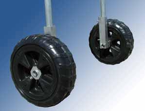 Wheel Kit Our wheel kits feature rotomolded polyethylene plastic wheels that are ruggedly built and maintenance-free.