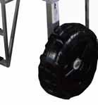 Large aluminum hand wheel Boat Lifts Available Self-Leveling