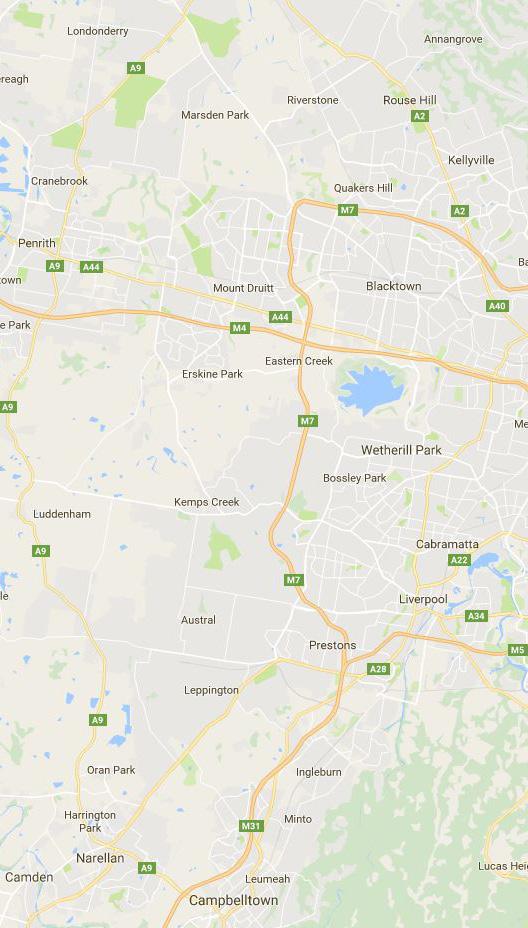 Access to a growing workforce population Planned new town centres in Western Sydney According to the NSW Department of Planning and Environment there will be around 44 per cent of the Sydney