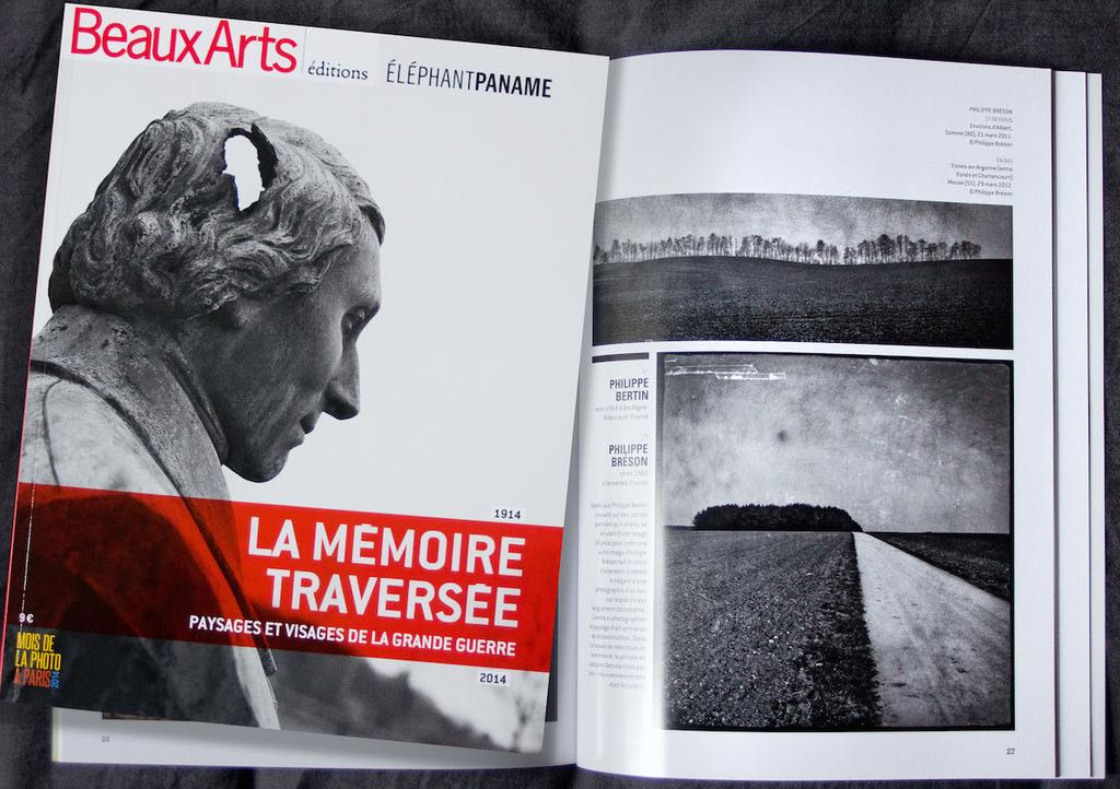 Press review In Beaux arts Magazine Hors-série : La mémoire traversée, Paysage et visages de la Grande Guerre.