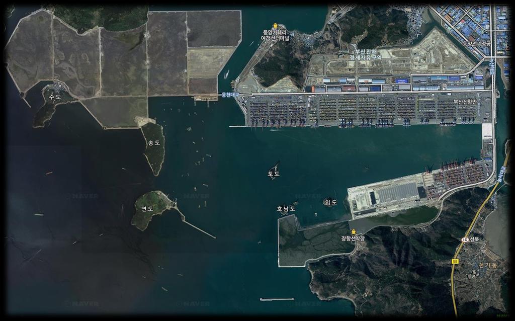 Busan New Port Development Project Busan New Port Development Plan HJNC (4) Phase 2-5 (3) HJNC(4) PNC(6) PNIT(3) Multipurpose TML Phase 2-6 (2) Private Investment BPA Concession Future Plan Source :