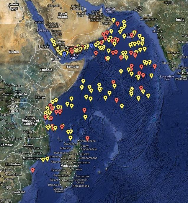 IMB Piracy Report January to December 2010 Total attacks Gulf of Aden,