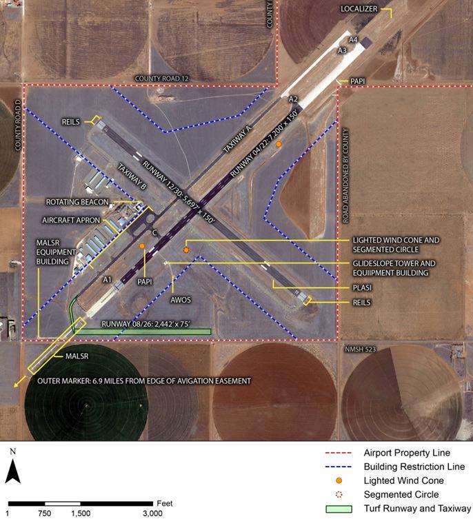 CVN AIRPORT MTER PLAN Exhibit 4-1: Detailed Airside Facilities Source: CDM Smith To meet future facility and airside requirements, Clovis Airport must make provisions to accommodate future operations.
