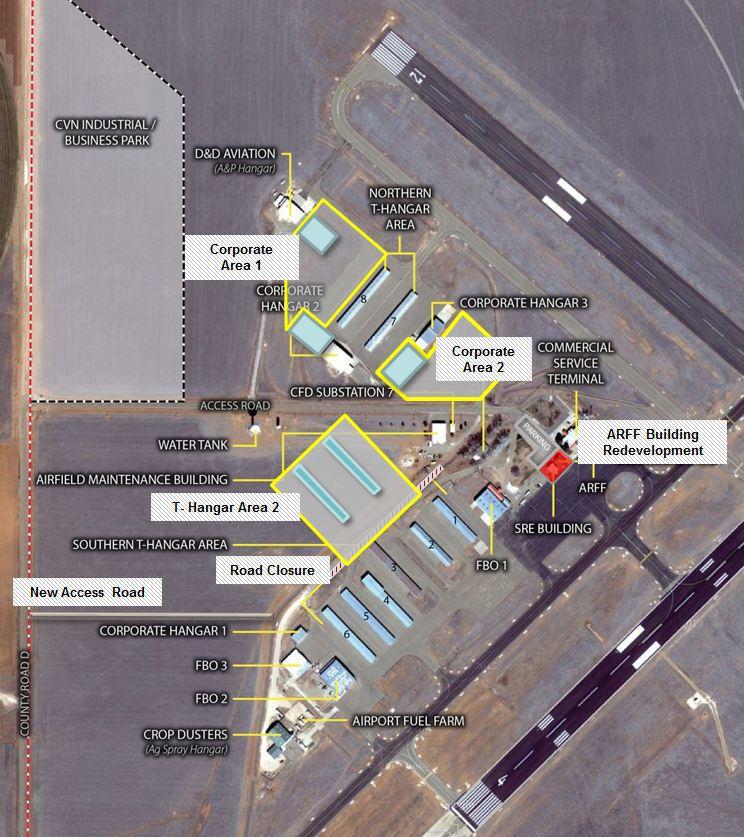 CVN AIRPORT MTER PLAN Exhibit 4-5: Preferred Landside Alternative Source: CDM Smith 4.