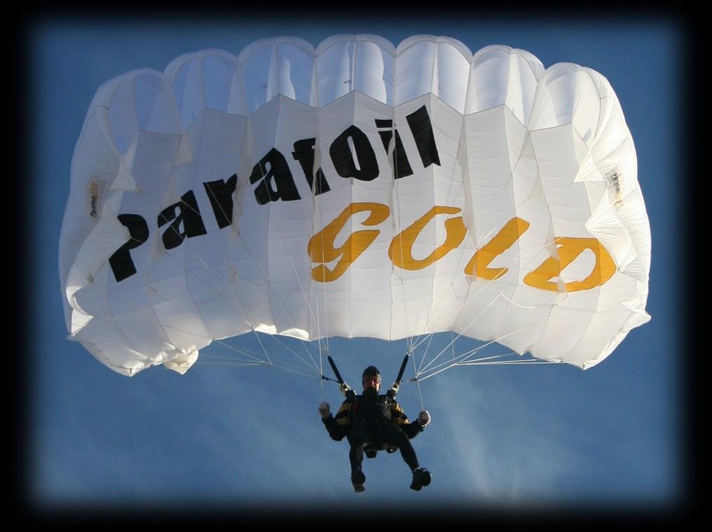 The GOLD Standard The Parafoil is unquestionably the GOLD Standard when it comes to Accuracy Canopies. There are three models. Each with features that appeal to the Accuracy Jumper.