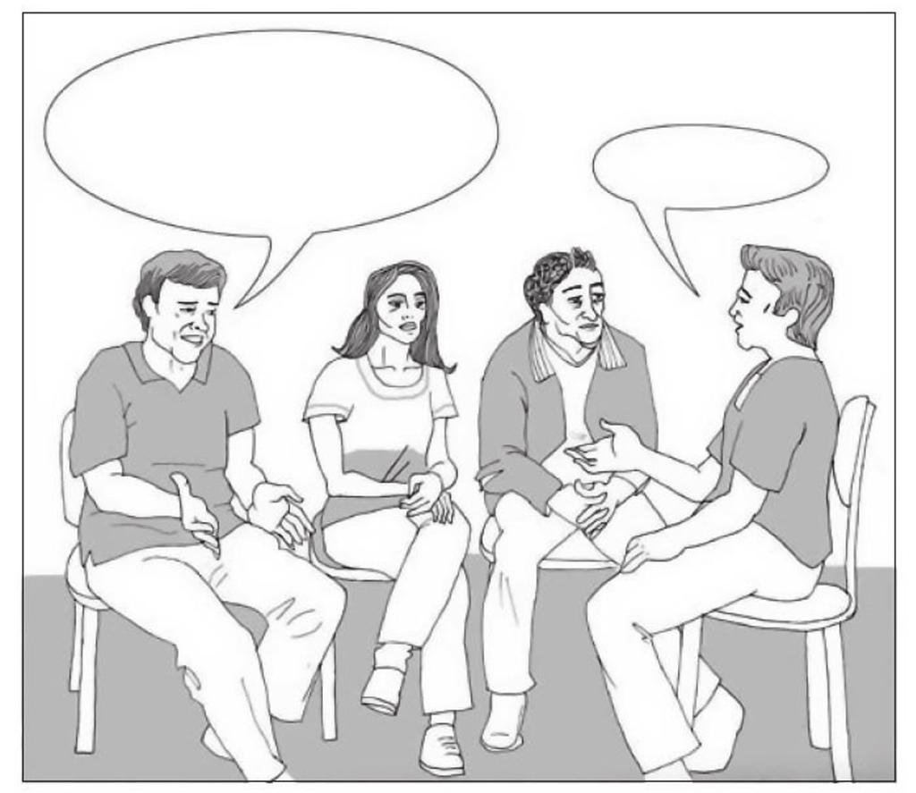 Facilitator može da proceni nivo zainteresovanosti i motivacije grupe da se fokusira na problem određenog člana, ili da okrene dijalog ka zajedničkim temama.