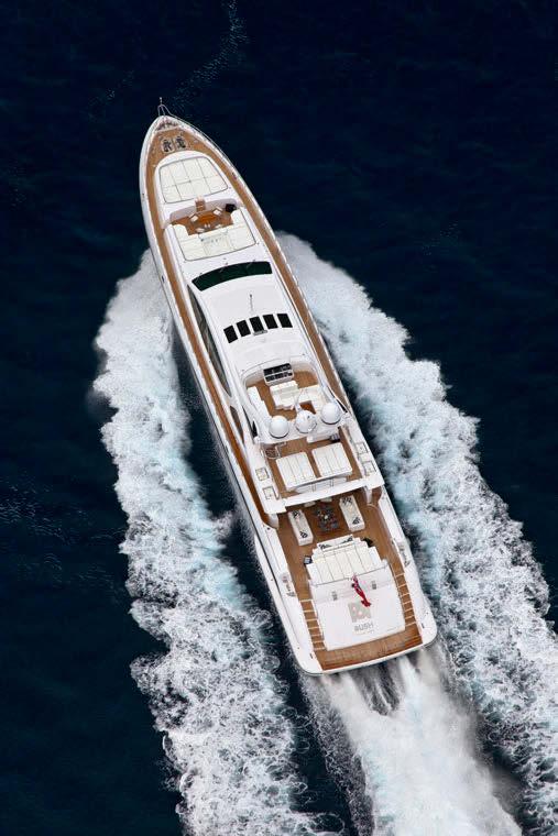 R U S H RUSH is perhaps one of THE most iconic fast Mediterranean superyacht of her generation.