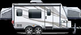 Sleep up to 10 RV Types and Terms Fifth-Wheel Travel Trailers Towable Spacious two-level RVs floor plans Towed with a pickup truck Sleep up to six Designed to be towed by family car, van or pickup