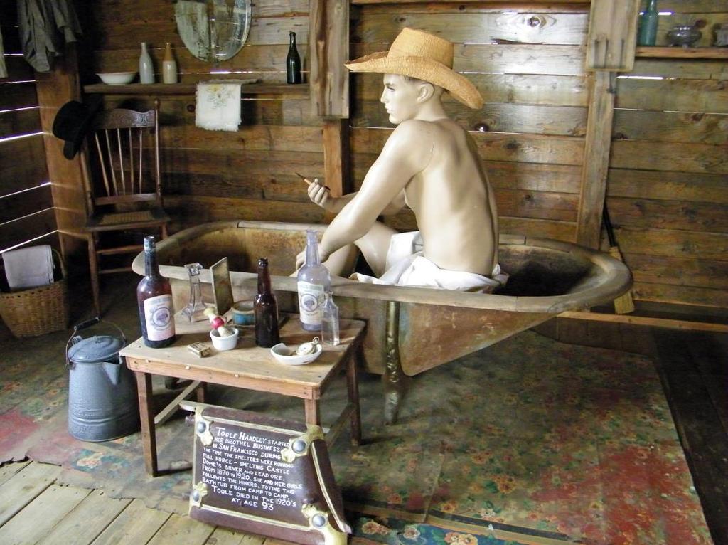 Brothels were common in mining towns, but most of the displays I ve seen focus on the madams and the women who