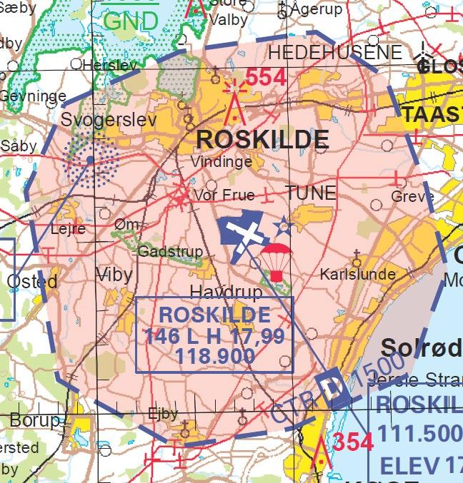 Roskilde (EKRK) Roskilde ATC has 2 tower frequencies and 1 approach frequency. These are found in the VFG and AIP.