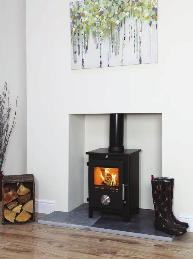 Mendip 5 & 8 The simple lines and compact size of the Mendip 5 & 8 blend easily into any home environment either as a freestanding stove or in a traditional inglenook setting.