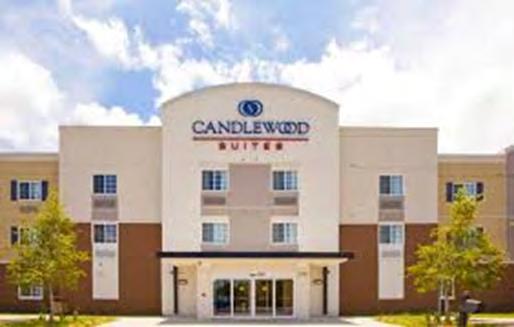 Candlewood Suites, 80 rooms, is under construction on