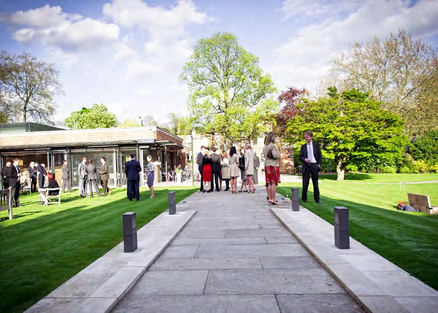 Marquees can be erected on the front lawn, allowing guests to enjoy the full magnificence of the gardens.