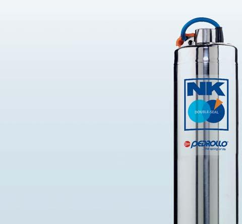NK Multi-stage submersible pumps PERFORMANCE RANGE Flow rate up to 120
