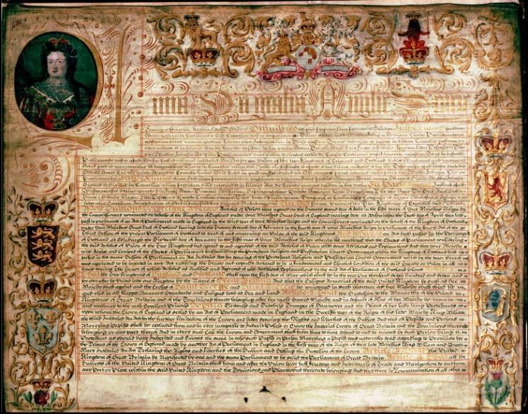 The United Kingdom of Great Britain 1 May 1707 - The United Kingdom of Great Britain Acts of Union Result