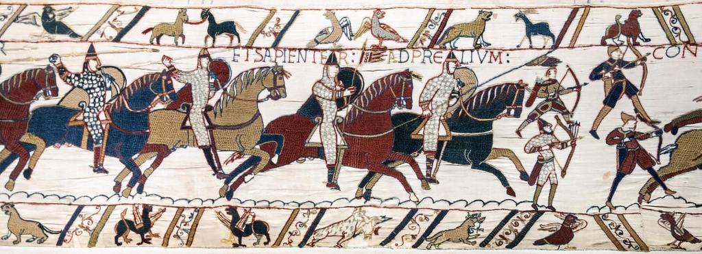 Bayeux Tapestry Embroidered cloth from 11 th century 70 metres long and 50 centimetres tall, 50