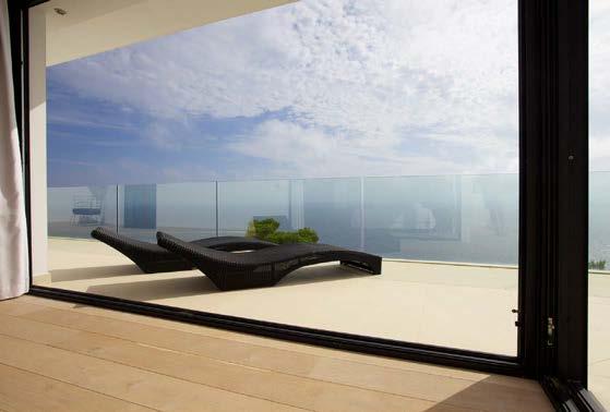 Villa Sky overview Villa Sky sits high above the ocean on Ibiza s beautiful south east coast.