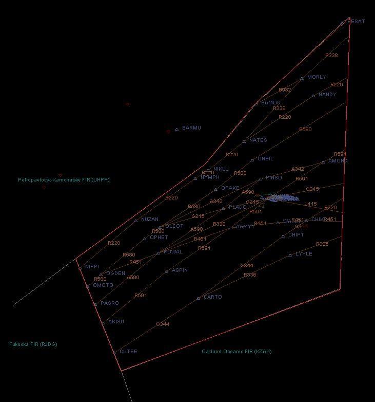 Airspace Definition The Anchorage Radio (ZAN_FSS) airspace currently consists of the airspace found east of FUKUOKA (RJDG) FIR, south of PETOPAVLOVSK-KAMCHATSKY (UHPP) FIR, north of OAKLAND