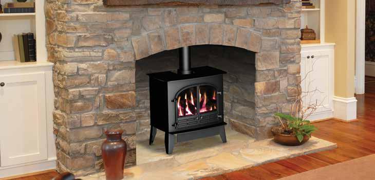 gas-fired range from Hunter Stoves.