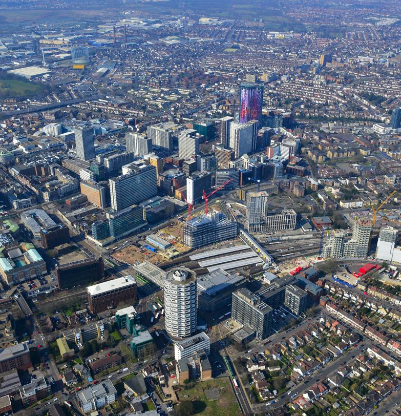 CROYDON IS BENEFITTING FROM A 5.3BN REGENERATION PROGRAMME OVER THE NEXT 5 YEARS Westfield 1.5M sq ft of new retail and leisure space opening in 2020.