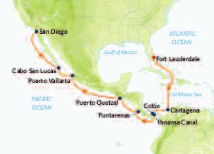 Savings + Bonus Amenities Choose from over 300 cruises on April 13 th Westbound Panama Canal 15 nights, Oct 7-22, 2013 Oct 7 Fort Lauderdale, Florida embark Oct 10 Cartagena, Colombia 7am/3pm Oct 11
