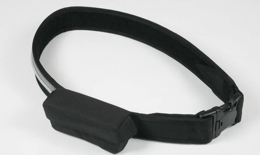 active light system attached to 50mm wide re-enforced webbing belt. Can be put over the top of any garment in any industry. Adjustable by.