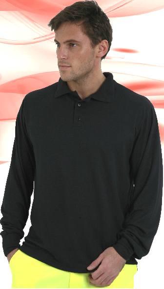 FLAME RETARDANT - POLO SHIRTS PFRAST1 Xcelcius FR-AST Long Sleeve Polo Shirt Code: XFRAST1 Sizes: S - XL Features & Benefits - PFRAST1